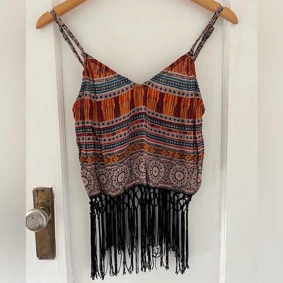 Baby tank with Fringe/Tassles - Picture 1 of 2